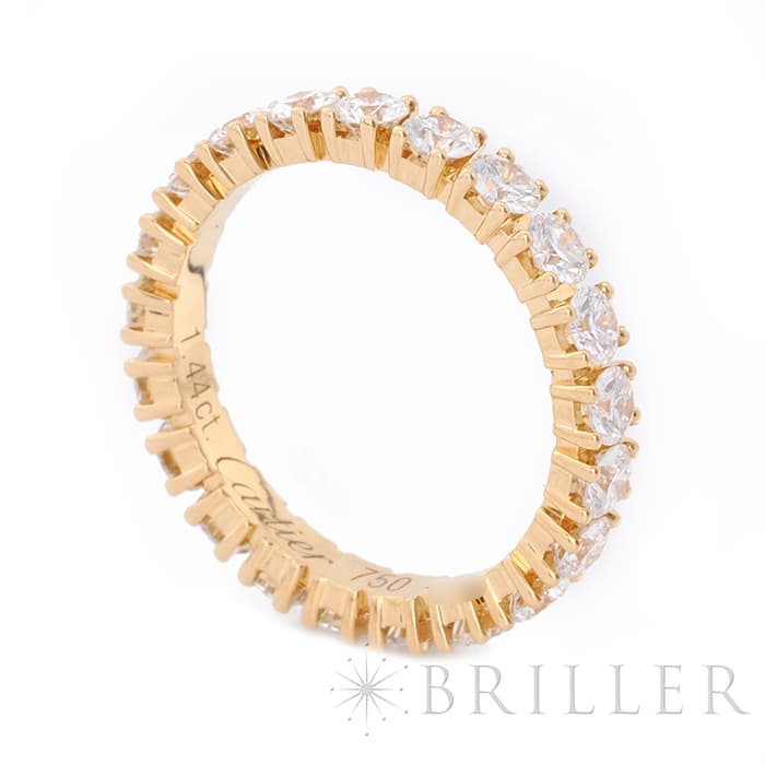 CARTIER カルティエ デスティネ リング フルエタニティ イエローゴールド ダイヤモンド 8号 N4127448 4