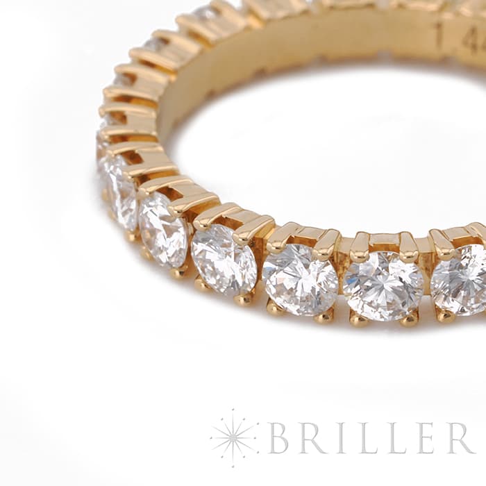 CARTIER カルティエ デスティネ リング フルエタニティ イエローゴールド ダイヤモンド 8号 N4127448 5