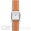 HERMES エルメス Hウォッチ HH1.110 ミニ シルバー ゴールド【未使用】 メイン