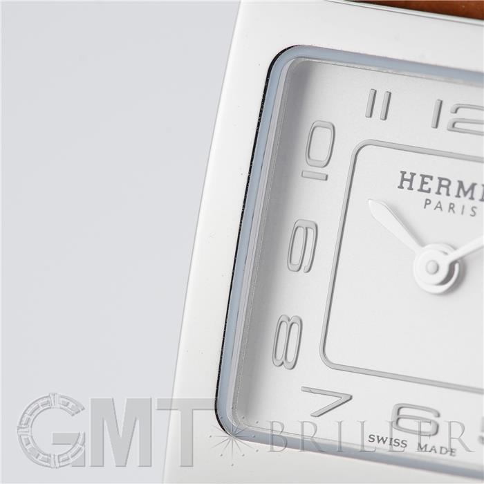 HERMES エルメス Hウォッチ HH1.110 ミニ シルバー ゴールド【未使用】 12