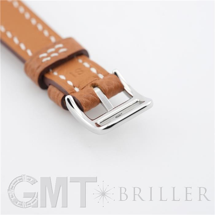 HERMES エルメス Hウォッチ HH1.110 ミニ シルバー ゴールド【未使用】 25