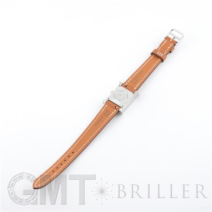 HERMES エルメス Hウォッチ HH1.110 ミニ シルバー ゴールド【未使用】 7