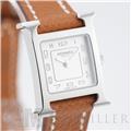 HERMES エルメス Hウォッチ HH1.110 ミニ シルバー ゴールド【未使用】 8