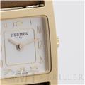 HERMES エルメス Hウォッチ ミニ 21mm エトゥープ ヴォー・スウィフト W403477WW00（HH1.101） 9