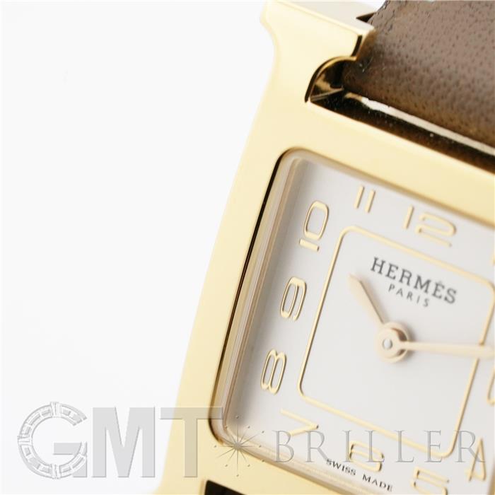 HERMES エルメス Hウォッチ ミニ 21mm エトゥープ ヴォー・スウィフト W403477WW00（HH1.101） 11