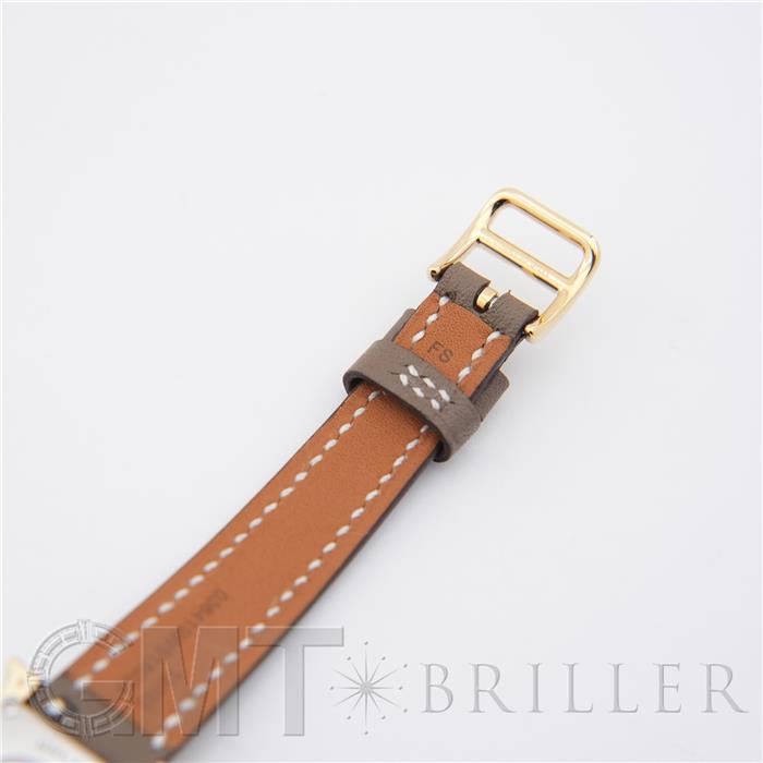 HERMES エルメス Hウォッチ ミニ 21mm エトゥープ ヴォー・スウィフト W403477WW00（HH1.101） 14