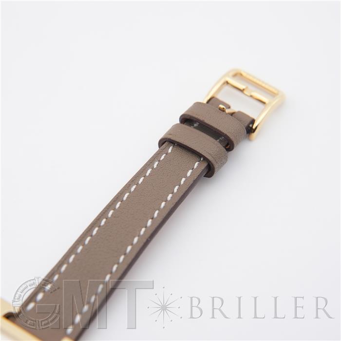 HERMES エルメス Hウォッチ ミニ 21mm エトゥープ ヴォー・スウィフト W403477WW00（HH1.101） 15