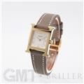 HERMES エルメス Hウォッチ ミニ 21mm エトゥープ ヴォー・スウィフト W403477WW00（HH1.101） 1