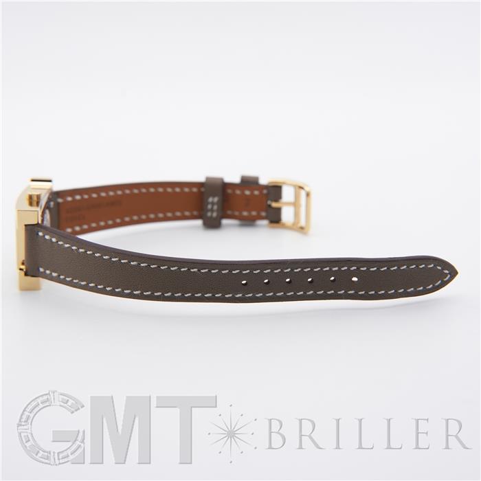 HERMES エルメス Hウォッチ ミニ 21mm エトゥープ ヴォー・スウィフト W403477WW00（HH1.101） 24