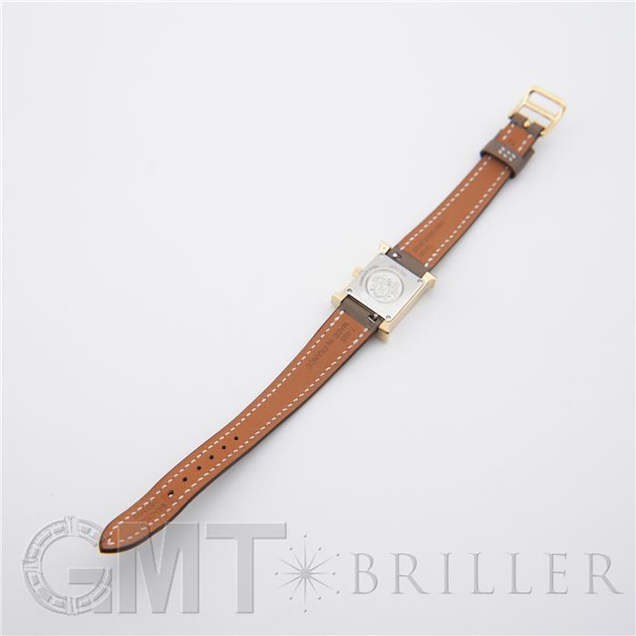 HERMES エルメス Hウォッチ ミニ 21mm エトゥープ ヴォー・スウィフト W403477WW00（HH1.101） 5