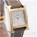 HERMES エルメス Hウォッチ ミニ 21mm エトゥープ ヴォー・スウィフト W403477WW00（HH1.101） 7