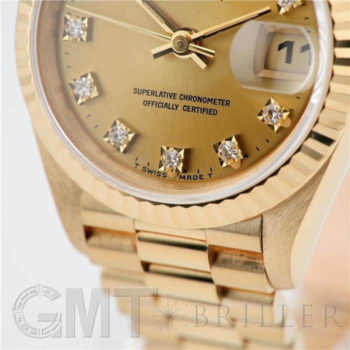 ROLEX ロレックス デイトジャスト 69178G シャンパン 18