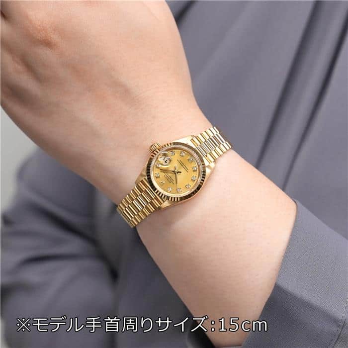 ROLEX ロレックス デイトジャスト 69178G シャンパン 28