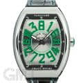 FRANCK MULLER フランク・ミュラー ヴァンガード V45CH VR シルバー×グリーン クロコラバー
