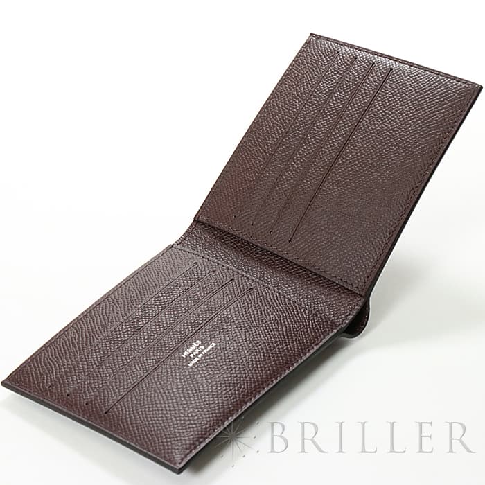 HERMES エルメス シチズンツイルコンパクト エプソン ルージュセリエ ボルドー ブルーマリン 12