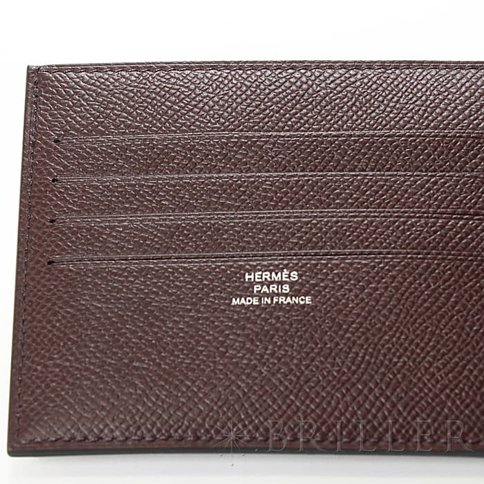 HERMES エルメス シチズンツイルコンパクト エプソン ルージュセリエ ボルドー ブルーマリン 17