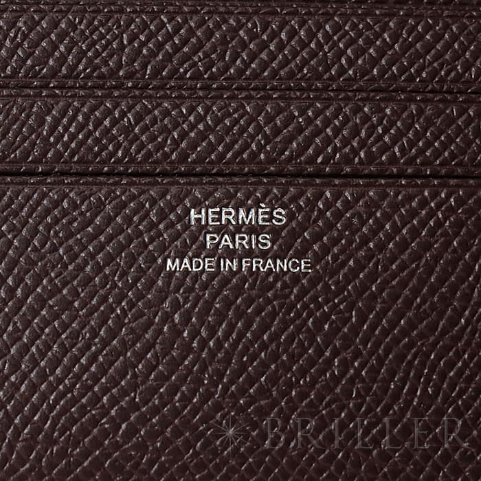HERMES エルメス シチズンツイルコンパクト エプソン ルージュセリエ ボルドー ブルーマリン 6
