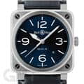 BELL & ROSS ベル&ロス BR 0392-BLU-ST/SCA BR03-92 アヴィエーションSTEEL スチール ブルー