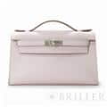 HERMES エルメス ポシェットケリー スイフト モーヴペール シルバー金具 メイン