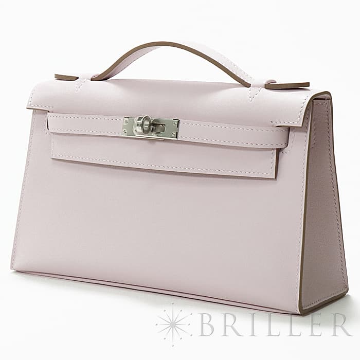 HERMES エルメス ポシェットケリー スイフト モーヴペール シルバー金具 13