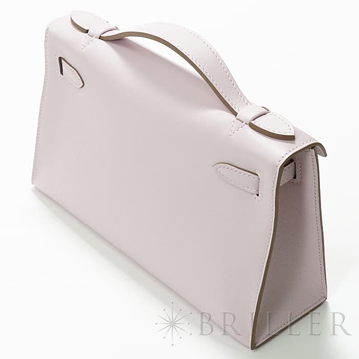 HERMES エルメス ポシェットケリー スイフト モーヴペール シルバー金具 14