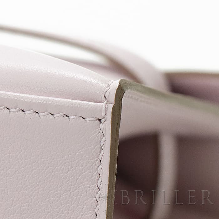 HERMES エルメス ポシェットケリー スイフト モーヴペール シルバー金具 22