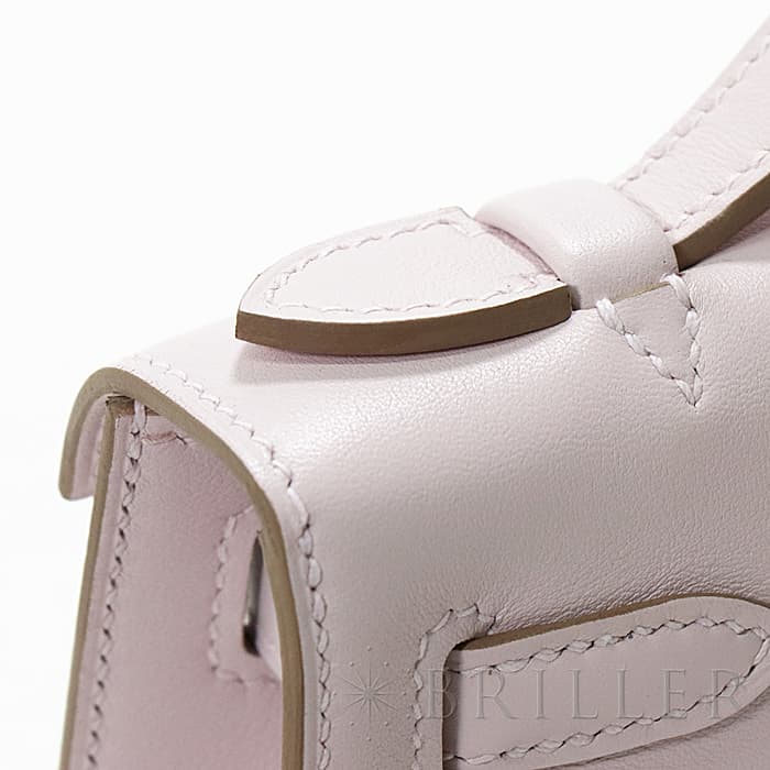 HERMES エルメス ポシェットケリー スイフト モーヴペール シルバー金具 26
