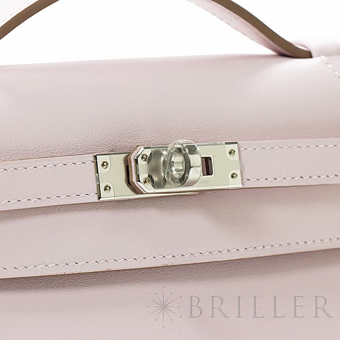 HERMES エルメス ポシェットケリー スイフト モーヴペール シルバー金具 3