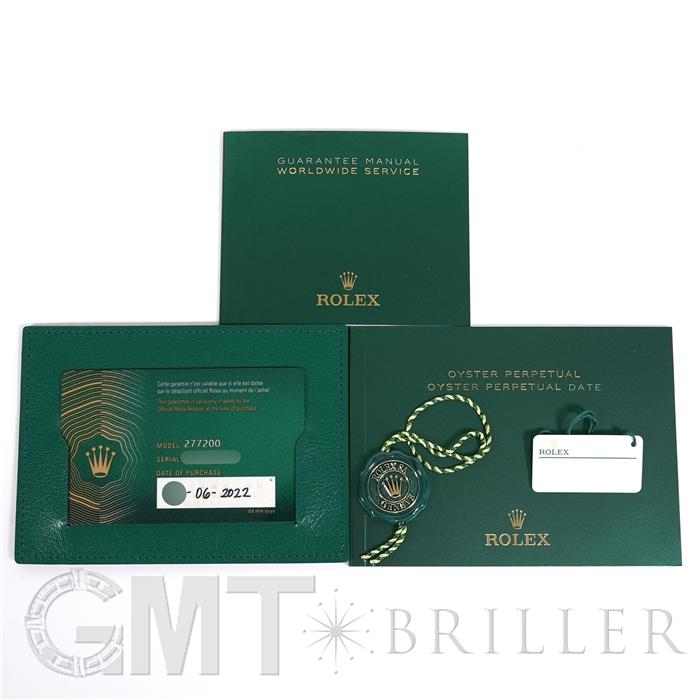 ROLEX ロレックス オイスターパーペチュアル 31 277200 ターコイズブルー 4