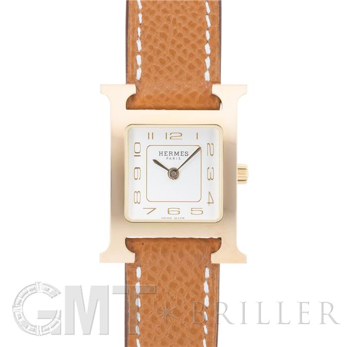 新品)HERMES エルメス Hウォッチ 30mm ミディアム ゴールド・チェス