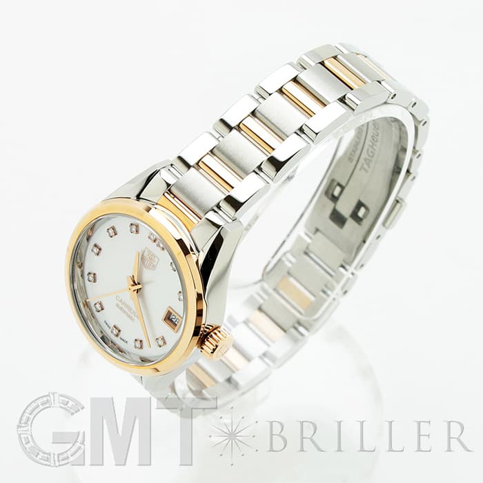 TAG HEUER タグ・ホイヤー カレラ キャリバー9 WAR2452.BD0777 ホワイトシェル 12Pダイヤ 9