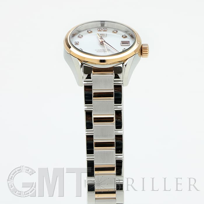 TAG HEUER タグ・ホイヤー カレラ キャリバー9 WAR2452.BD0777 ホワイトシェル 12Pダイヤ 10