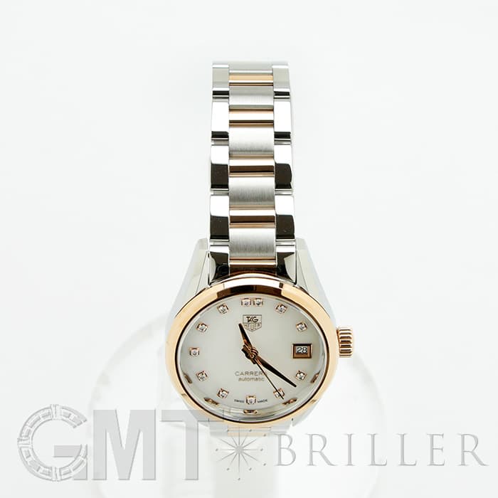 TAG HEUER タグ・ホイヤー カレラ キャリバー9 WAR2452.BD0777 ホワイトシェル 12Pダイヤ 11