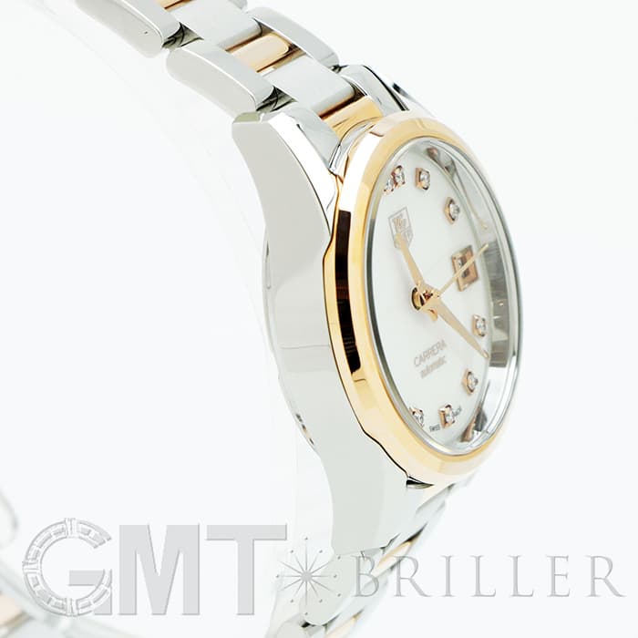 TAG HEUER タグ・ホイヤー カレラ キャリバー9 WAR2452.BD0777 ホワイトシェル 12Pダイヤ 12