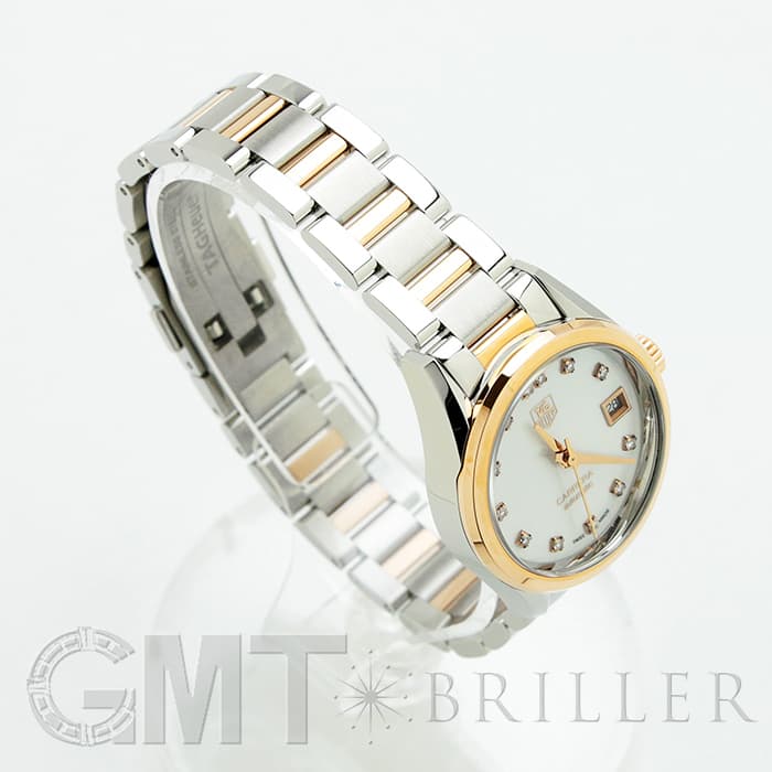 TAG HEUER タグ・ホイヤー カレラ キャリバー9 WAR2452.BD0777 ホワイトシェル 12Pダイヤ 13