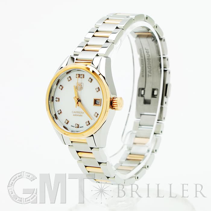 TAG HEUER タグ・ホイヤー カレラ キャリバー9 WAR2452.BD0777 ホワイトシェル 12Pダイヤ 1