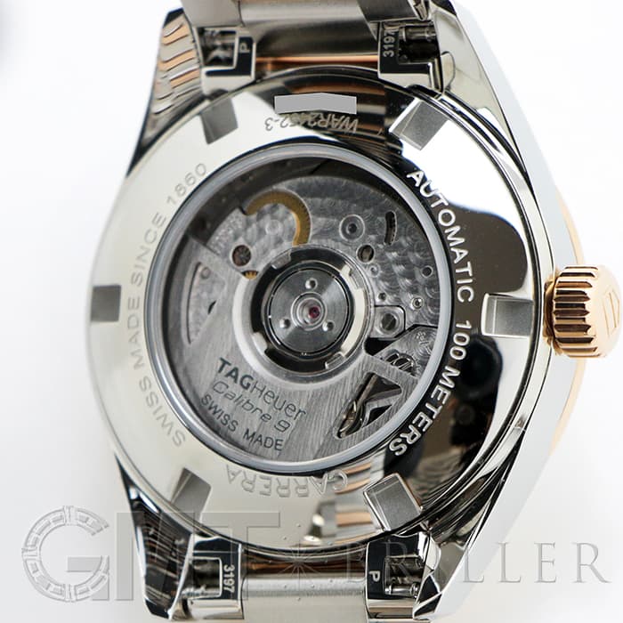 TAG HEUER タグ・ホイヤー カレラ キャリバー9 WAR2452.BD0777 ホワイトシェル 12Pダイヤ 27
