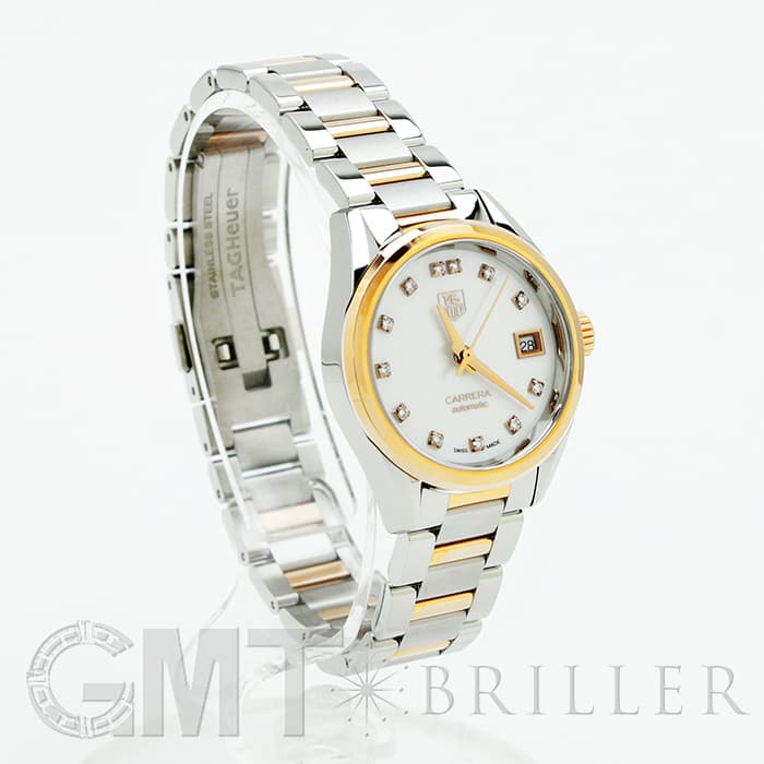 TAG HEUER タグ・ホイヤー カレラ キャリバー9 WAR2452.BD0777 ホワイトシェル 12Pダイヤ 3