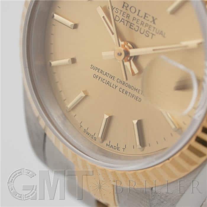 ROLEX ロレックス デイトジャスト 69173 シャンパン 12