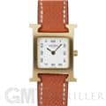 HERMES エルメス Hウォッチ HH1.201.131/UU35  036732WW00 Hウォッチ ゴールドプレーテッド ゴールドブラウン メイン