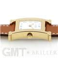 HERMES エルメス Hウォッチ HH1.201.131/UU35  036732WW00 Hウォッチ ゴールドプレーテッド ゴールドブラウン 10