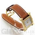 HERMES エルメス Hウォッチ HH1.201.131/UU35  036732WW00 Hウォッチ ゴールドプレーテッド ゴールドブラウン 14