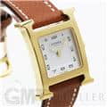 HERMES エルメス Hウォッチ HH1.201.131/UU35  036732WW00 Hウォッチ ゴールドプレーテッド ゴールドブラウン 3