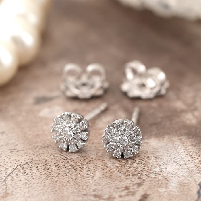 Damiani ダミアーニ マルゲリータ ピアス ホワイトゴールド ダイヤモンド 20074584