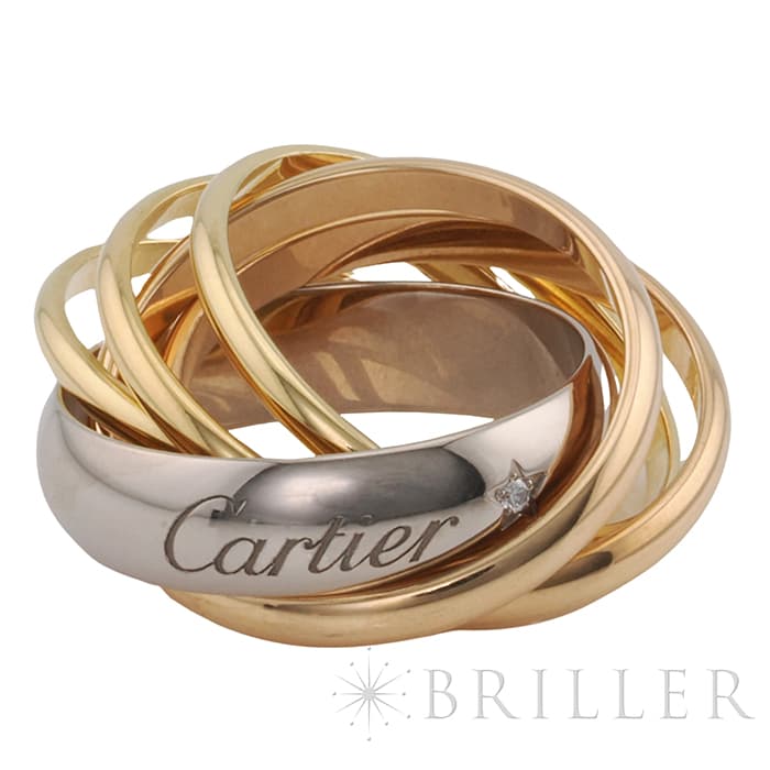 中古)CARTIER カルティエ トリニティ ラベルリング 1P