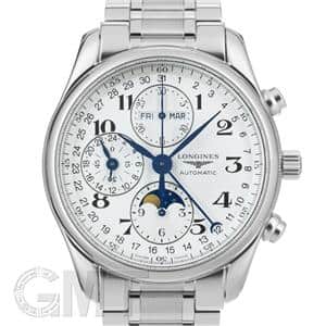 LONGINES ロンジン マスターコレクション ムーンフェイズ クロノ シルバー L2.673.4.78.6