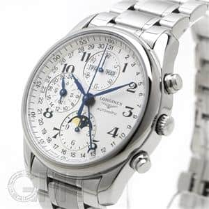LONGINES ロンジン マスターコレクション ムーンフェイズ クロノ シルバー L2.673.4.78.6