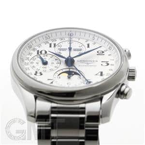 LONGINES ロンジン マスターコレクション ムーンフェイズ クロノ シルバー L2.673.4.78.6