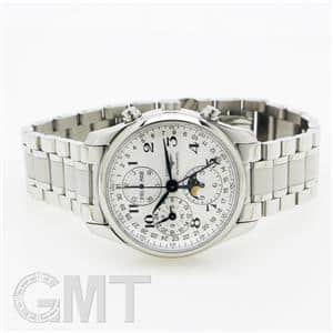 LONGINES ロンジン マスターコレクション ムーンフェイズ クロノ シルバー L2.673.4.78.6