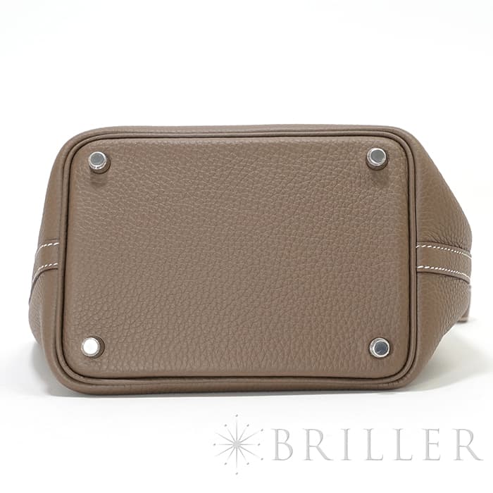 HERMES エルメス ピコタン ロック PM トリヨンクレマンス エトゥープ シルバー金具 9